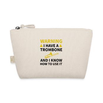 Cadeau pour les joueurs de trombone | Tromboniste trombone - Trousse biologique - nature - Devant