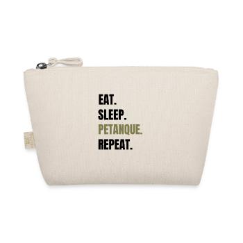 Petanque Boule Gift | Petanque Lovers - Organic Pouch - nature - Front