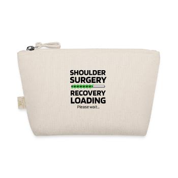 Shoulder surgery shoulder arthroscopy recovery gift - Organic Pouch - nature - Front
