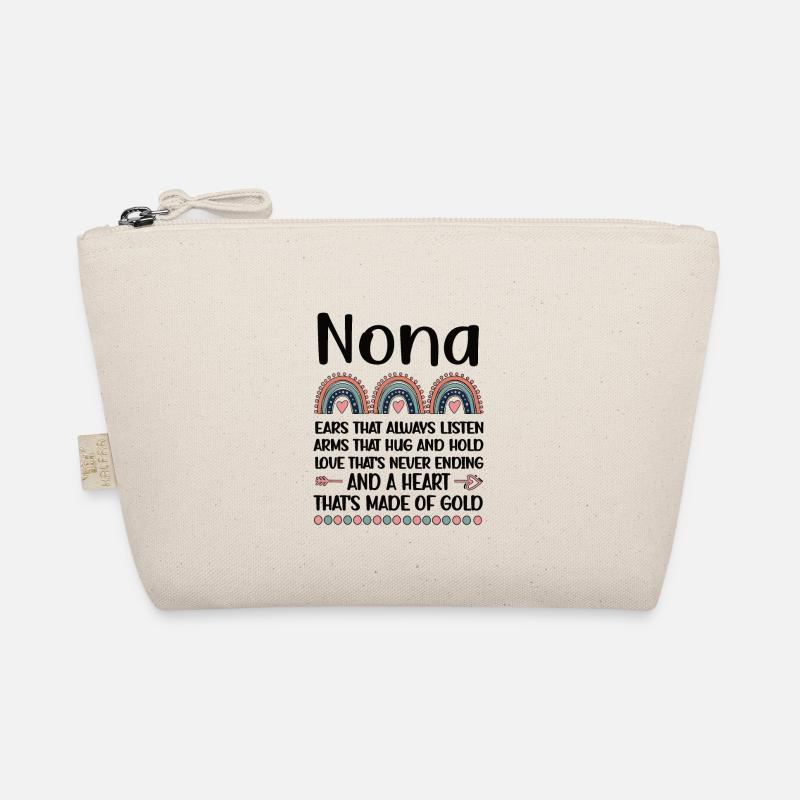 Nona Oma Muttertag Geschenk Nona Großmutter Süß Bio-Täschchen