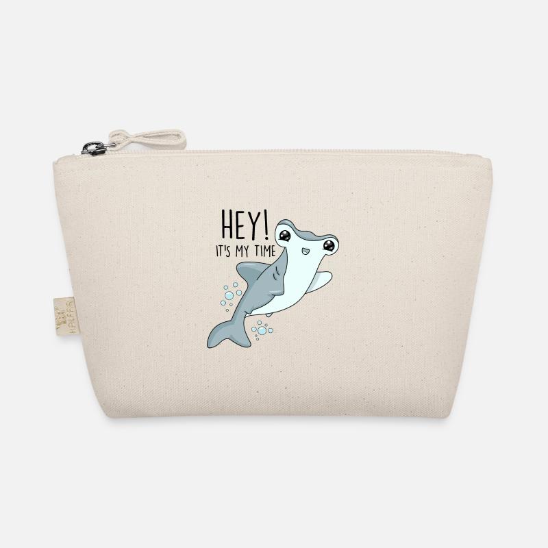 Funny hammerhead shark Organic Pouch