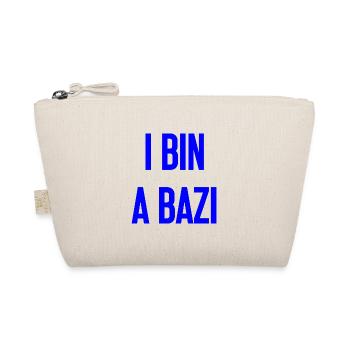 I bin a Bazi – Bayerischer Spruch mit Humor - Bio-Täschchen - Natur - Vorne