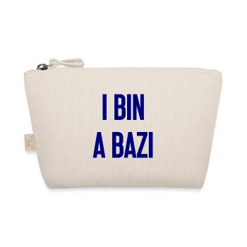 I bin a Bazi – Bayerischer Spruch mit Humor - Bio-Täschchen - Natur - Vorne
