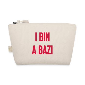 I bin a Bazi – Bayerischer Spruch mit Humor - Bio-Täschchen - Natur - Vorne