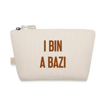 I bin a Bazi – Bayerischer Spruch mit Humor - Bio-Täschchen - Natur - Vorne
