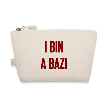 I bin a Bazi – Bayerischer Spruch mit Humor - Bio-Täschchen - Natur - Vorne