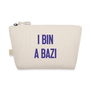 I bin a Bazi – Bayerischer Spruch mit Humor - Bio-Täschchen - Natur - Vorne