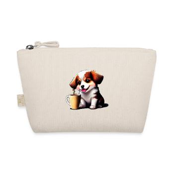 Dog and coffee, what else do you need? - Organic Pouch - nature - Front
