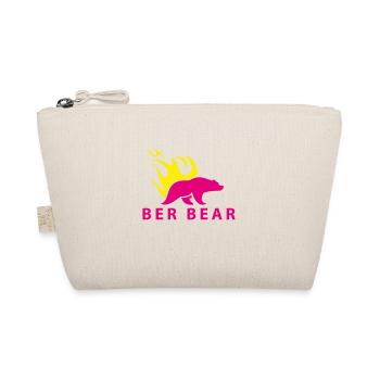 FlammenBär Rosa-Gelb - Bio-Täschchen - Natur - Vorne