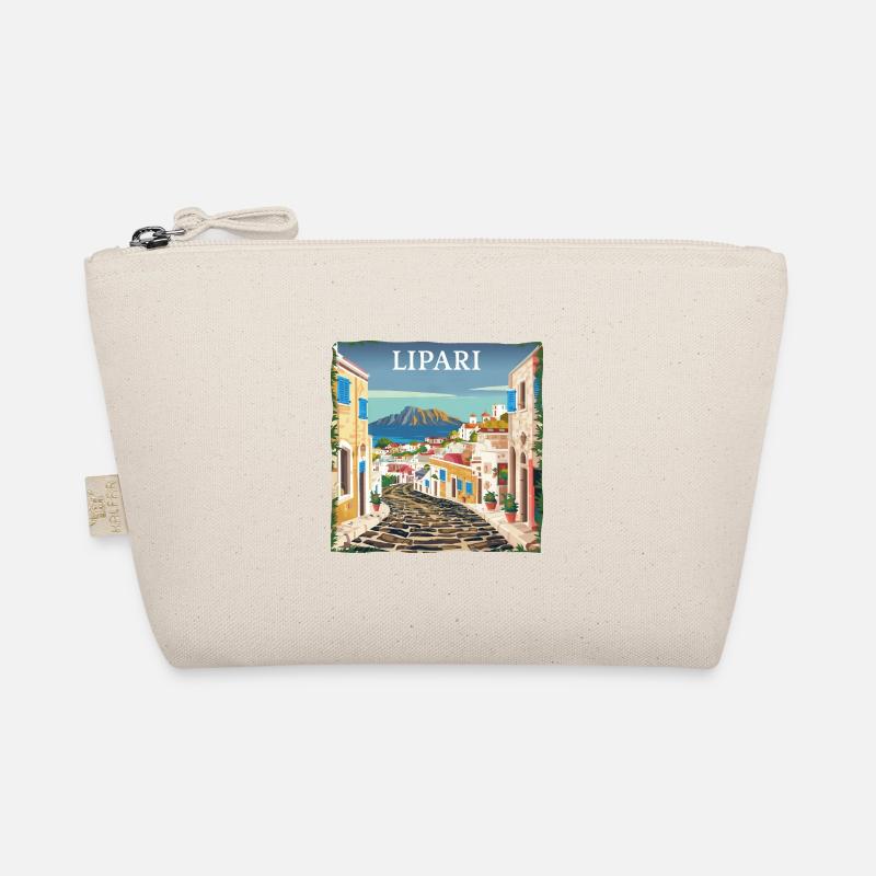 Lipari Italy: Dream Beach Summer Vacation Organic Pouch