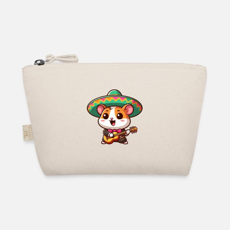 Cinco de Mayo Hamster: Mariachi mit Gitarre Bio-Täschchen
