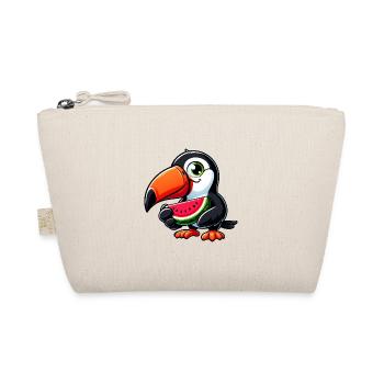 Toucan Oiseau de paradis pastèque fruits d’été - Trousse biologique - nature - Devant