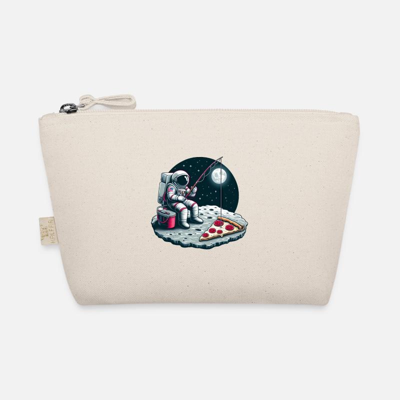 Astronaute Pêche Pizza Lune Espace Espace Trousse biologique
