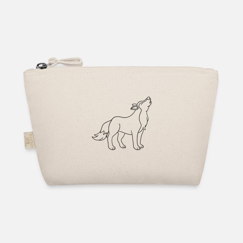 Wolf, Wölfe, Geschenk, Geschenkidee Bio-Täschchen
