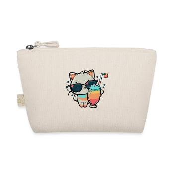 Le chat le plus cool de la plage - Trousse biologique - nature - Devant