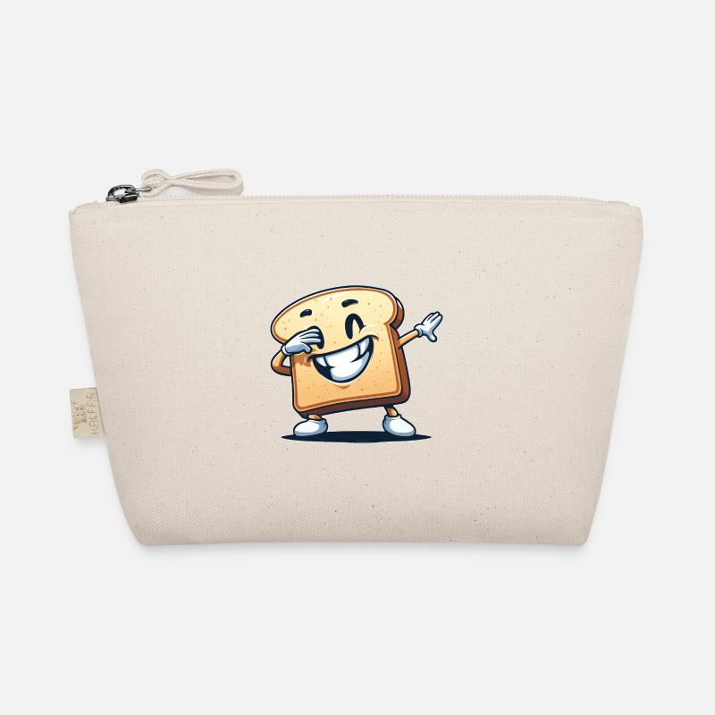 Toast White Bread Dabbing Cartoon Cool Funny Organic Pouch