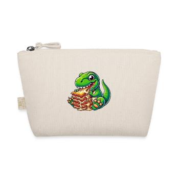 T-Rex Dino Lasagne Pasta Italienisch Dinosaurier F - Bio-Täschchen - Natur - Vorne