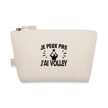 je peux pas j'ai volley - Trousse biologique - nature - Devant
