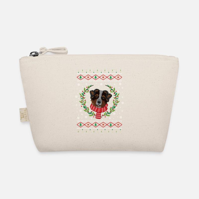 Australian Shepherd hässlicher Weihnachtspullover Bio-Täschchen