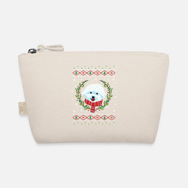 Pull de Noël laid Bichon Frisé Trousse biologique