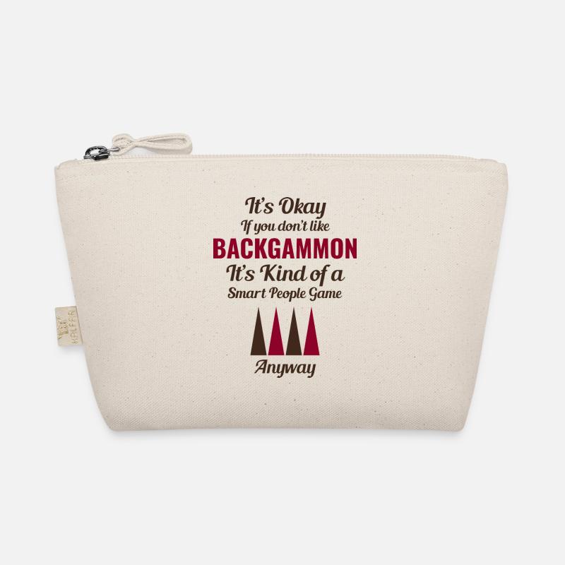 Backgammon Player Board Game Funny Sayings Gift Organic Pouch