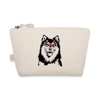 FINNISH LAPPHUND Glasses Dogs Dog Wilsigns - Organic Pouch - nature - Front
