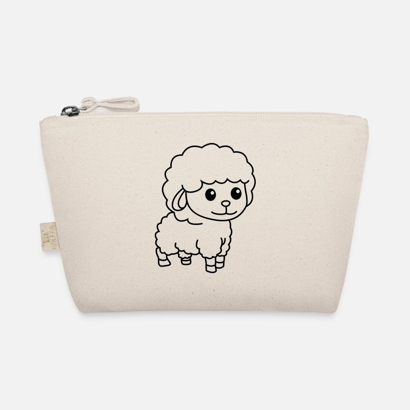 Sheep Comic Animal Organic Pouch