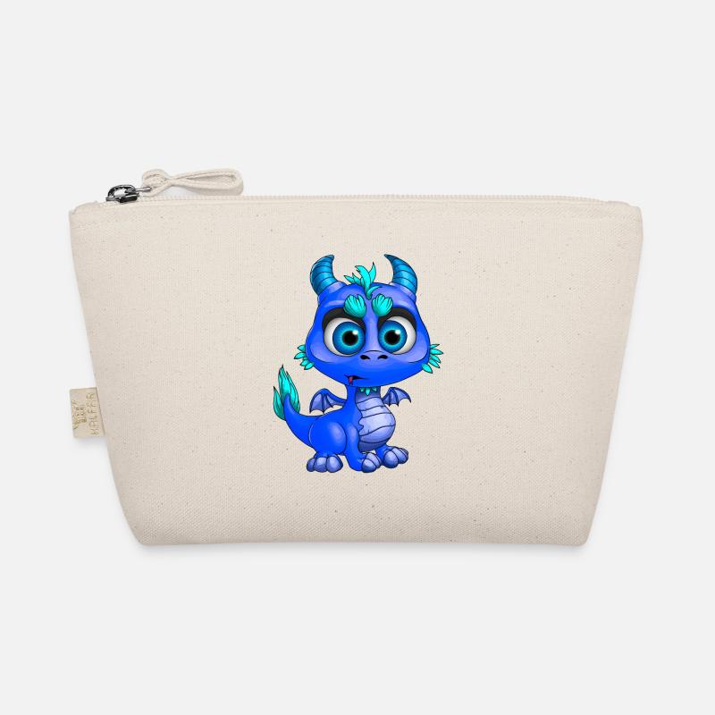 | Bleu Bébé Dragon Mignon bébé dragon bleu Trousse biologique
