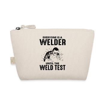 Welding Welder Metal Construction Ironworker Funny - Organic Pouch - nature - Front