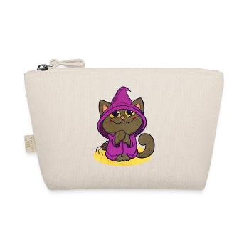 halloween cat - Organic Pouch - nature - Front