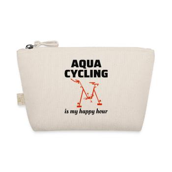 Aqua Cycling Swimming Pool Fitness Training Coach - Organic Pouch - nature - Front