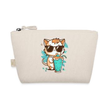 Chat en vacances d’été - Trousse biologique - nature - Devant