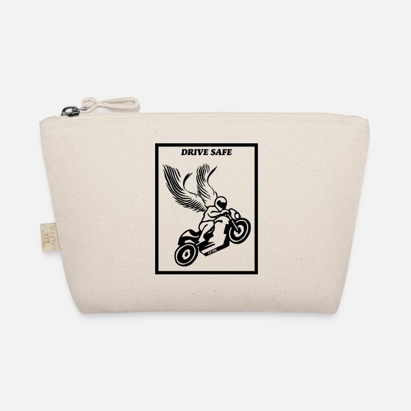 drive safe - motorcycle Organic Pouch