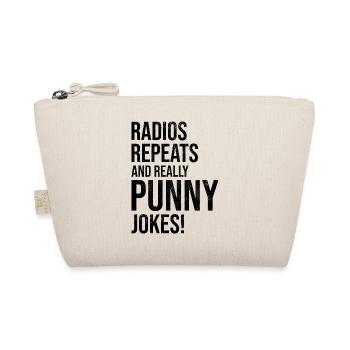 Radios Repeats Punny Jokes Ham Radio Operator - Organic Pouch - nature - Front