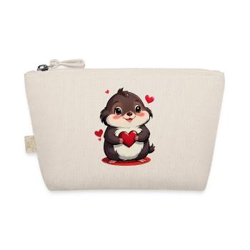 Offrez cette jolie taupe en cadeau pour la Saint-Valentin - Trousse biologique - nature - Devant