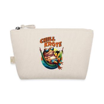 CHILL KRÖTE - Bio-Täschchen - Natur - Vorne