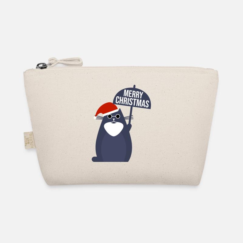 Joyeux Noël Chat Trousse biologique