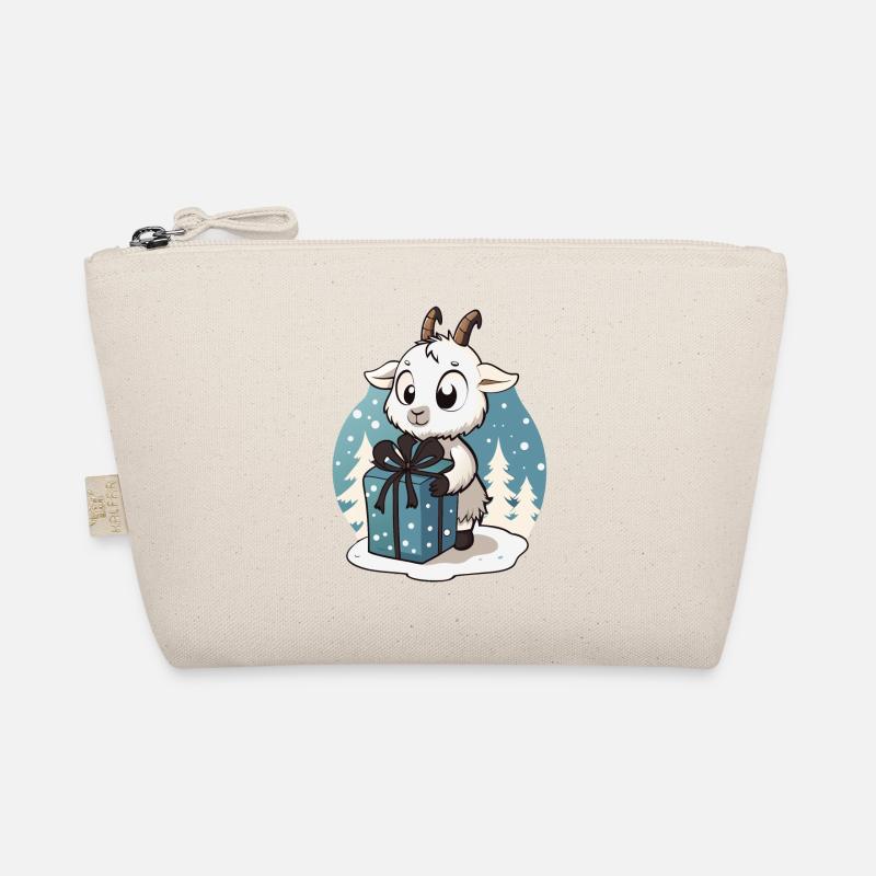 Mignon cadeau de déballage de chèvre Trousse biologique