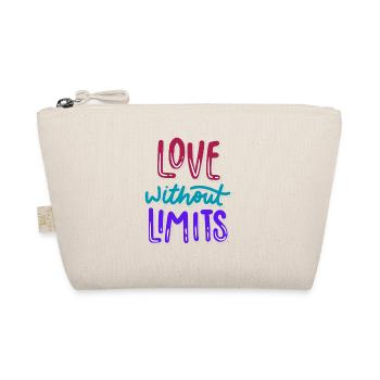 Love Without Limits Always - Organic Pouch - nature - Front