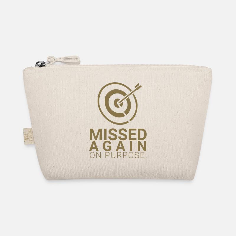 Missed again - on purpose Bio-Täschchen