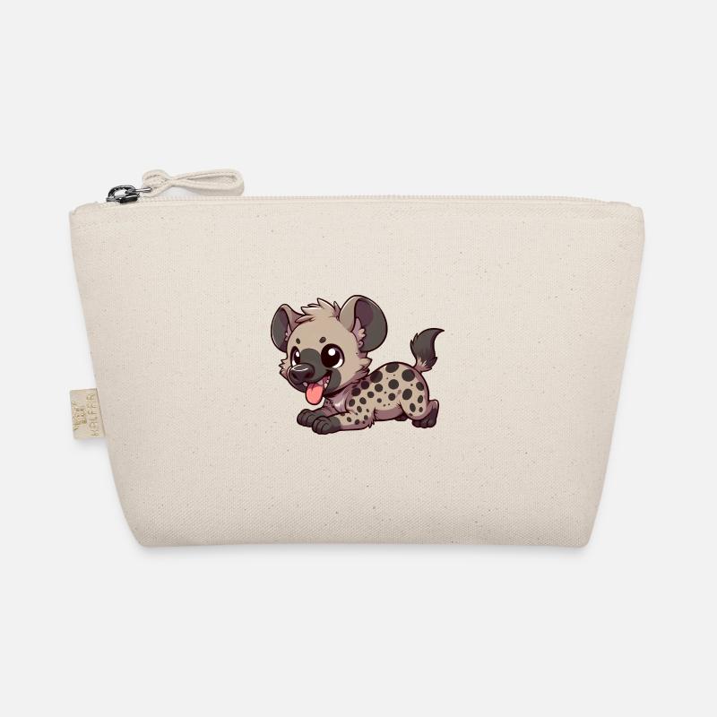 Conception de bande dessinée de bande dessinée de hyène mignonne Trousse biologique