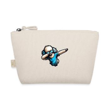 Cool Poodle Dabbing Stylish Design - Organic Pouch - nature - Front