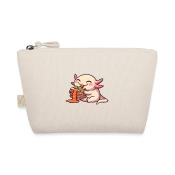 Axolotl Eats Lasagna Comic - Organic Pouch - nature - Front