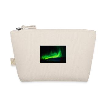 Crazy Aurora Flare, beautiful Northern Lights Crazy A - Organic Pouch - nature - Front