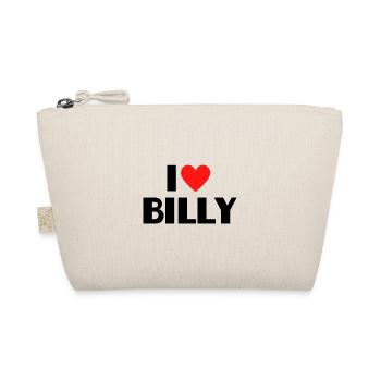 J’aime Billy Red Heart Love Fan Gift - Trousse biologique - nature - Devant