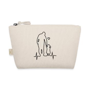 Père fille battement de cœur - Trousse biologique - nature - Devant