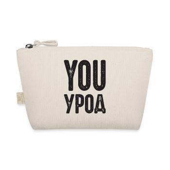 You Freak! Spruch auf Russisch Russak Russland - Bio-Täschchen - Natur - Vorne