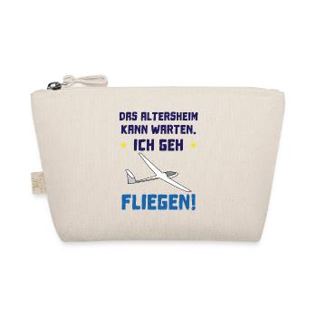 das altersheim kann warten - Bio-Täschchen - Natur - Vorne