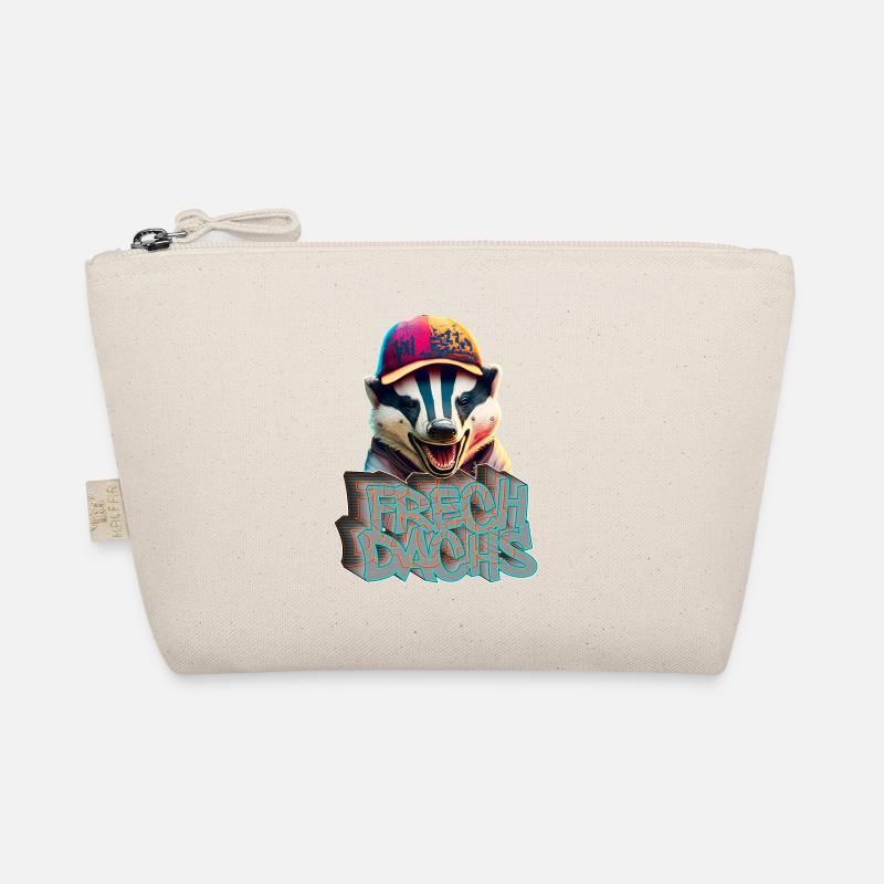 Naughty Badger- Naughty Badger Graffiti Style Organic Pouch