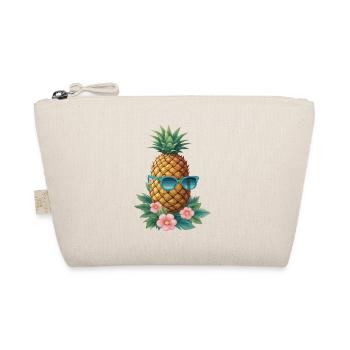 Pineapple Pineapple Cool Sunglasses Gift - Organic Pouch - nature - Front